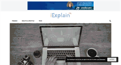 Desktop Screenshot of iexplain.org